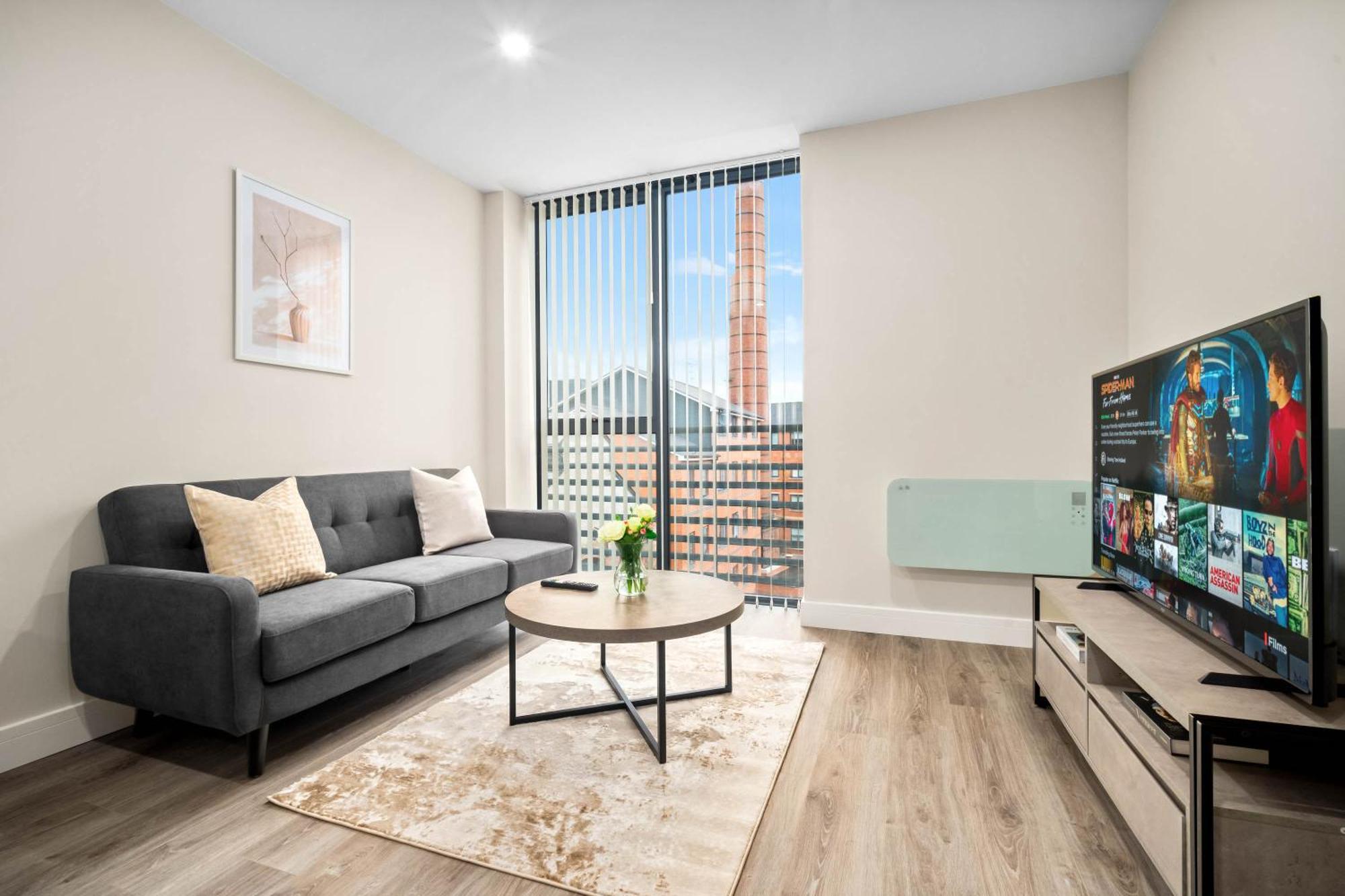 New Luxury Two Bedroom - Centre - Netflix - Wifi - Rated - Jq 8ah Apartamento Birmingam
